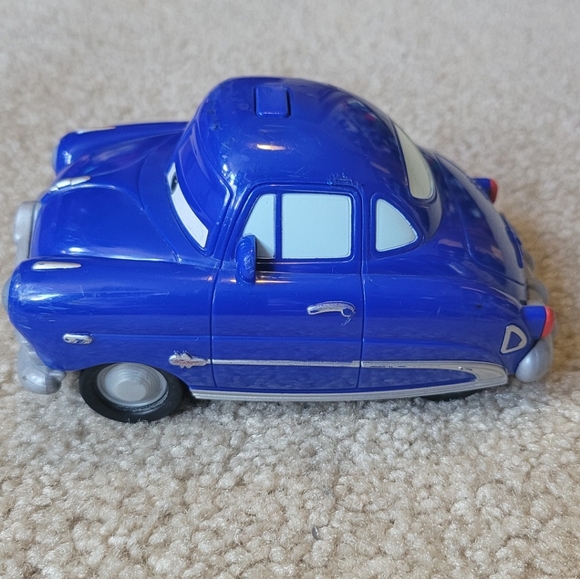 Mattel Disney Pixar Cars Battery Operated Crash Talkin Doc Hudson Toy Car - Picture 4 of 10